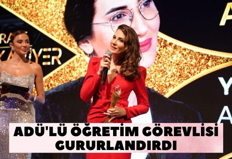 ADÜ'lü öğretim görevlisi gururlandırdı