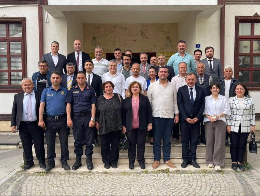 Germencik’te protokol ve vatandaşlar bayramlaşma programında buluştu