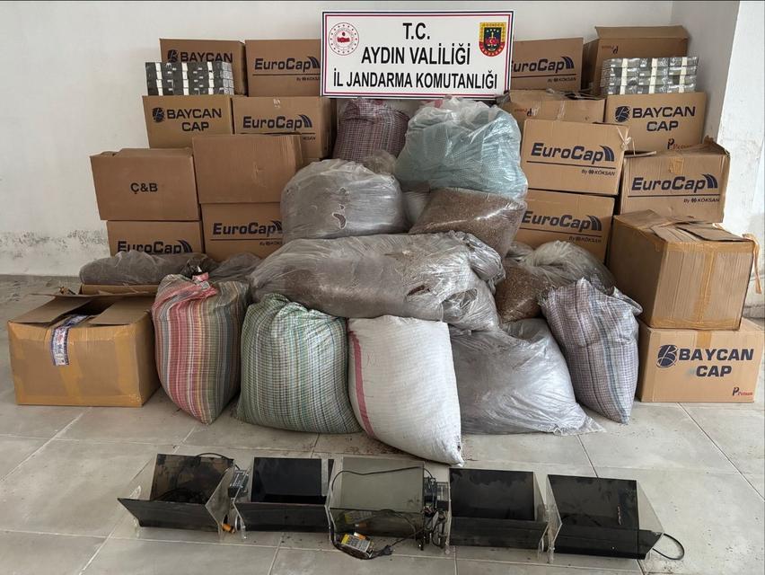 Kuşadası’nda kaçak sigara operasyonu