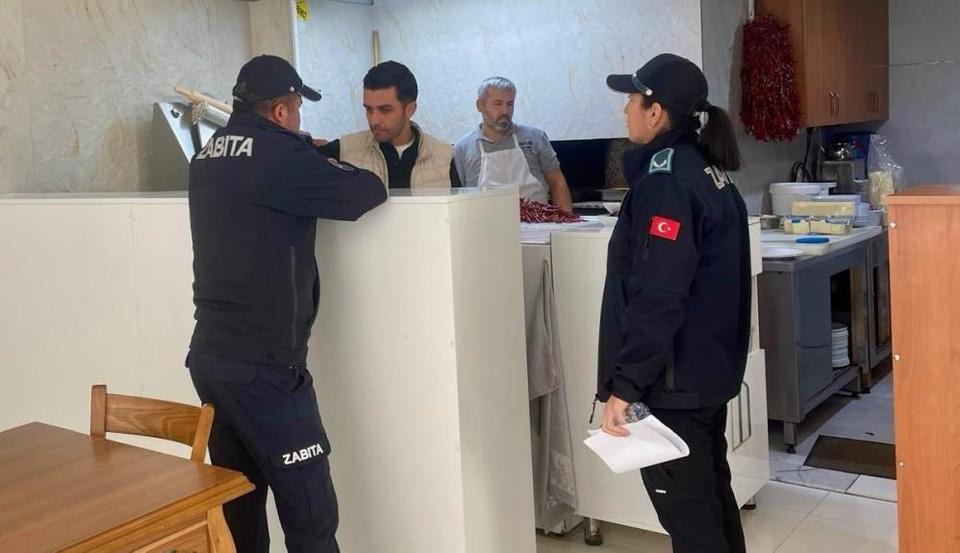 Çine’de pide ve ızgara salonları denetlendi