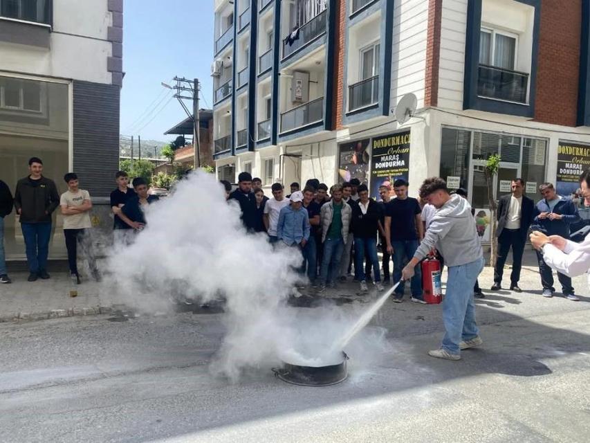 Yenipazar MESEM’de yangın ve acil durum tatbikatı yapıldı