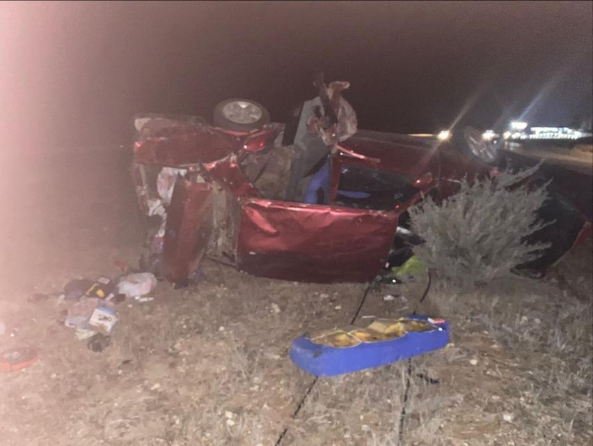 Takla atan araç sürücüsü hayatını kaybetti