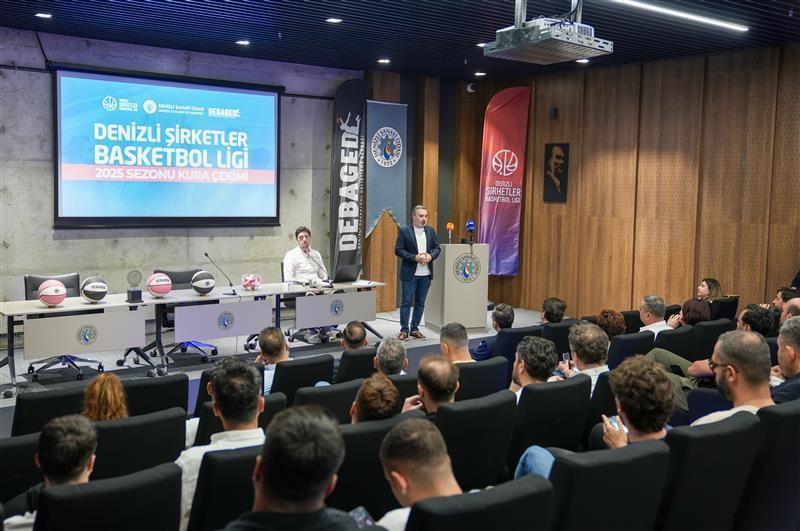 DENİZLİ ŞİRKETLER BASKETBOL LİGİ'NDE 2025 SEZONU BAŞLIYOR DENİZLİ ŞİRKETLER BASKETBOL LİGİNDE TAKIM EŞLEŞMELERİ KURAYLA BELİRLENDİ