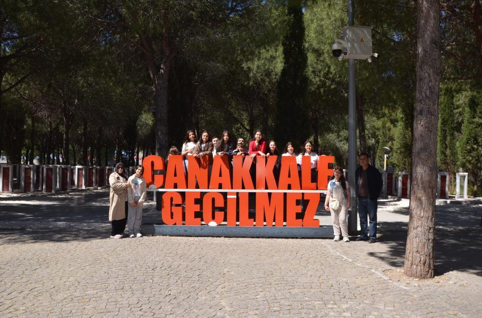 Çeştepe Atatürk Ortaokulu öğrencileri Çanakkale ruhunu yerinde yaşadı
