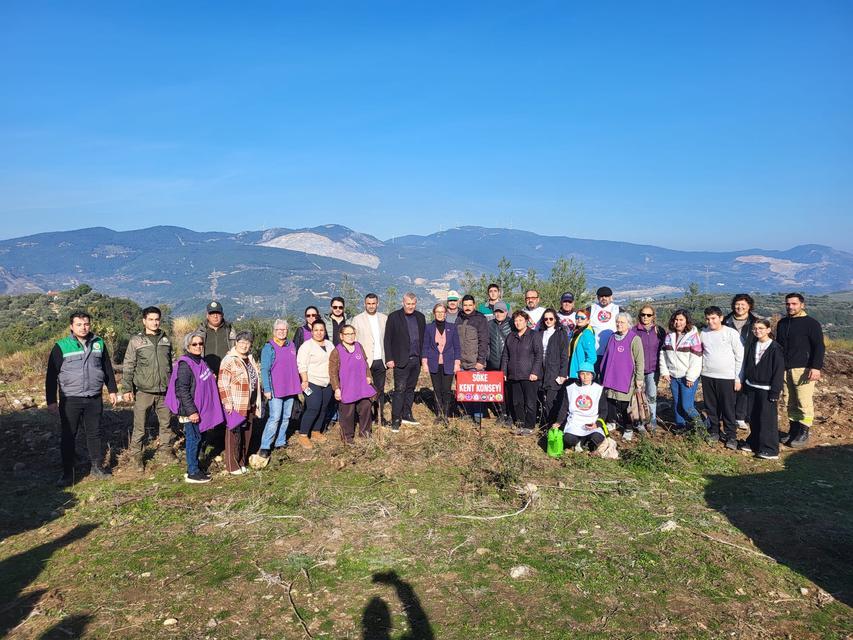 Söke Kent Konseyi'nden ağaçlandırma etkinliği