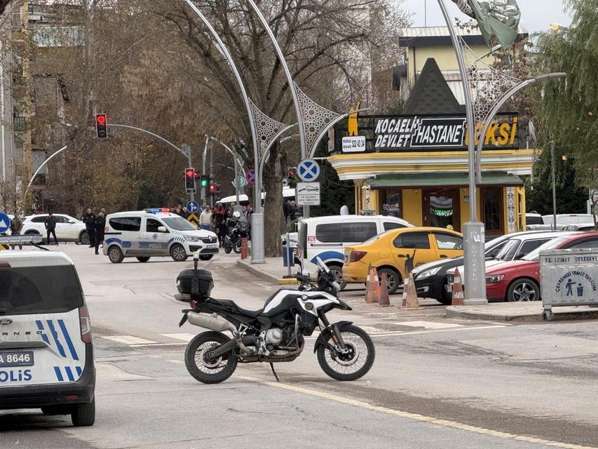 Taksi durağında gergin anlar