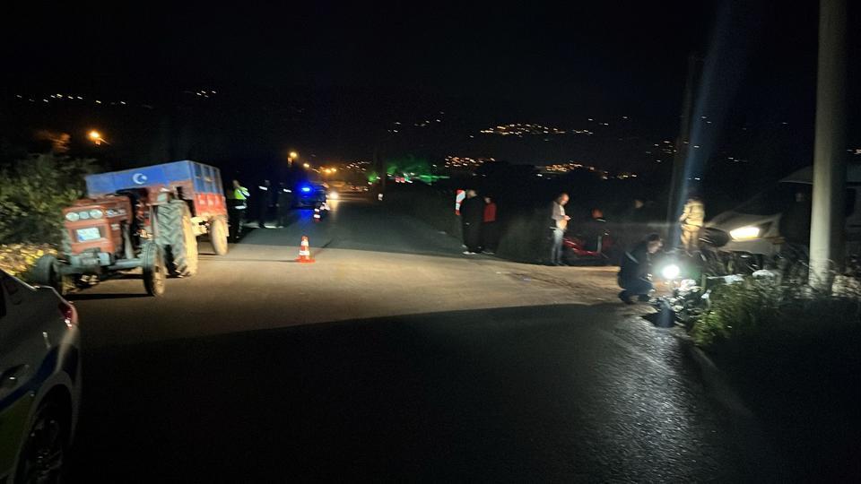 Aydın'da motosiklet ile traktör çarpıştı: 1 ölü