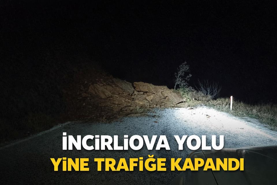İncirliova yolu yine trafiğe kapandı