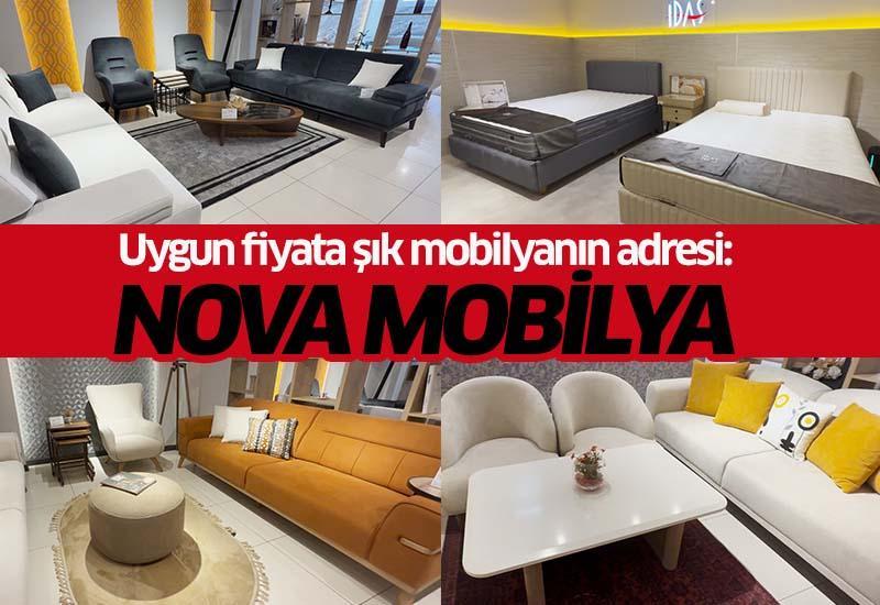 Uygun fiyata şık mobilyanın adresi: Nova Mobilya