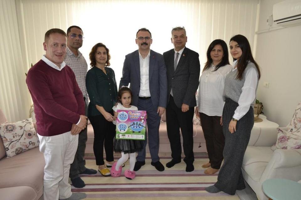 Kaymakam Ateş, öğrencilerin misafiri oldu