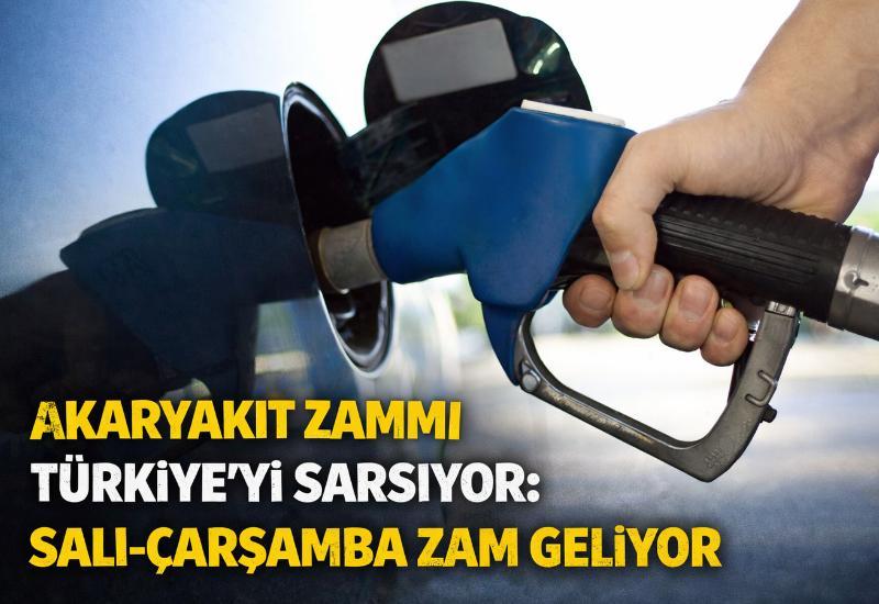 Akaryakıt zammı Türkiye’yi sarsıyor: Salı-çarşamba zam geliyor