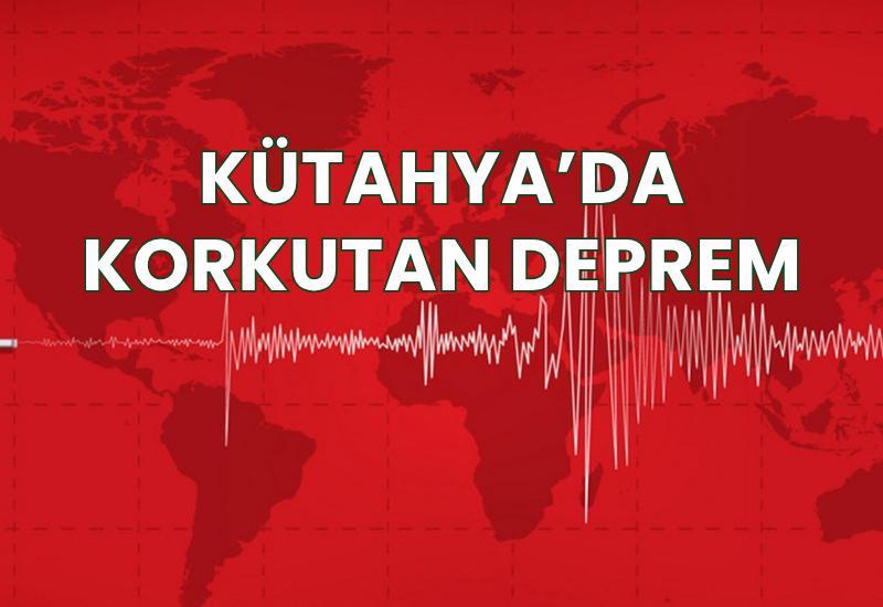 Kütahya'da korkutan deprem