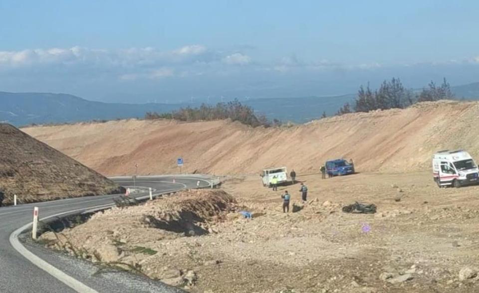 Motosiklet sürücüsü korkunç kazada can verdi