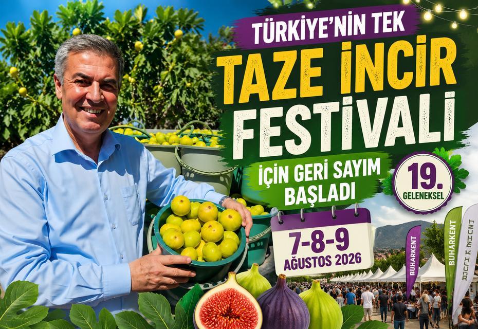 Türkiye'nin tek Taze İncir Festivali için geri sayım başladı