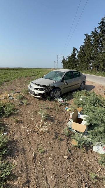 Otomobille çarpışan motosikletin sürücüsü öldü