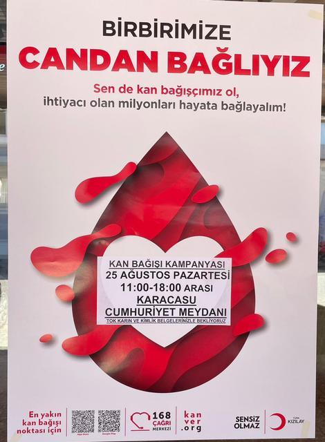 Karacasu Kaymakamlığı’ndan kan bağışı çağrısı