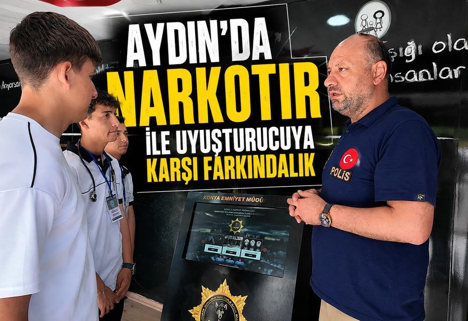 Aydın’da NARKOTIR ile uyuşturucuya karşı farkındalık