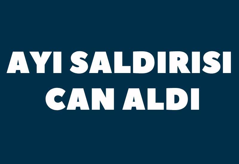 Ayı saldırısı can aldı