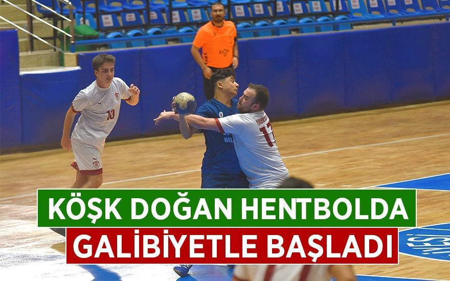 Köşk Doğan hentbolda galibiyetle başladı