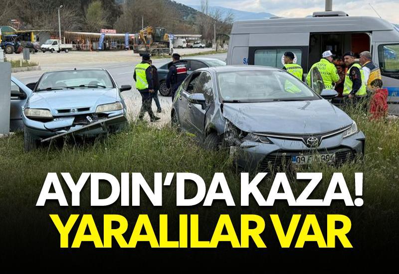 Aydın'da kaza: Yaralılar var