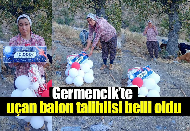 Germencik’te uçan balon talihlisi belli oldu