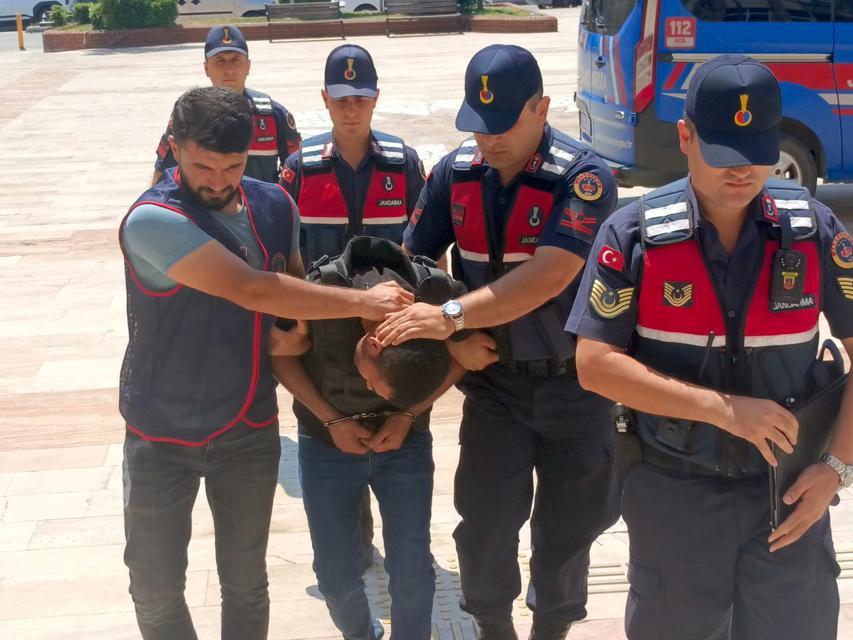 Aydın’da cinayet şüphelisi adliyeye sevk edildi