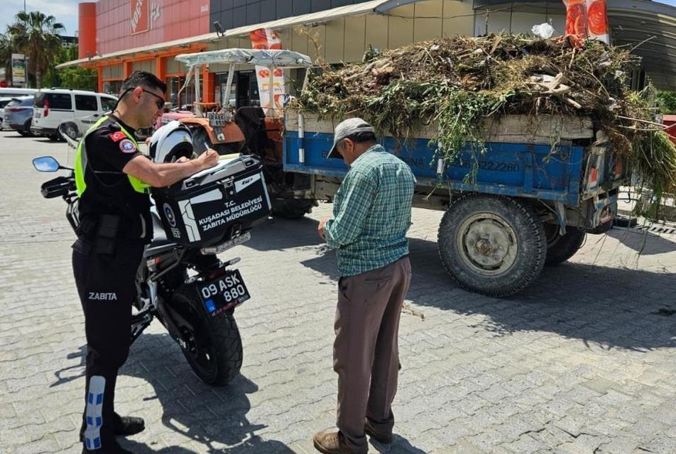 Aydın’da çevreyi kirleten hafriyat taşıyıcısı cezadan kaçamadı