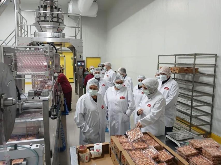 Buharkent’te kanatlı döner üretim tesisinde inceleme yapıldı