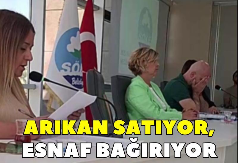 Arıkan satıyor, esnaf bağırıyor