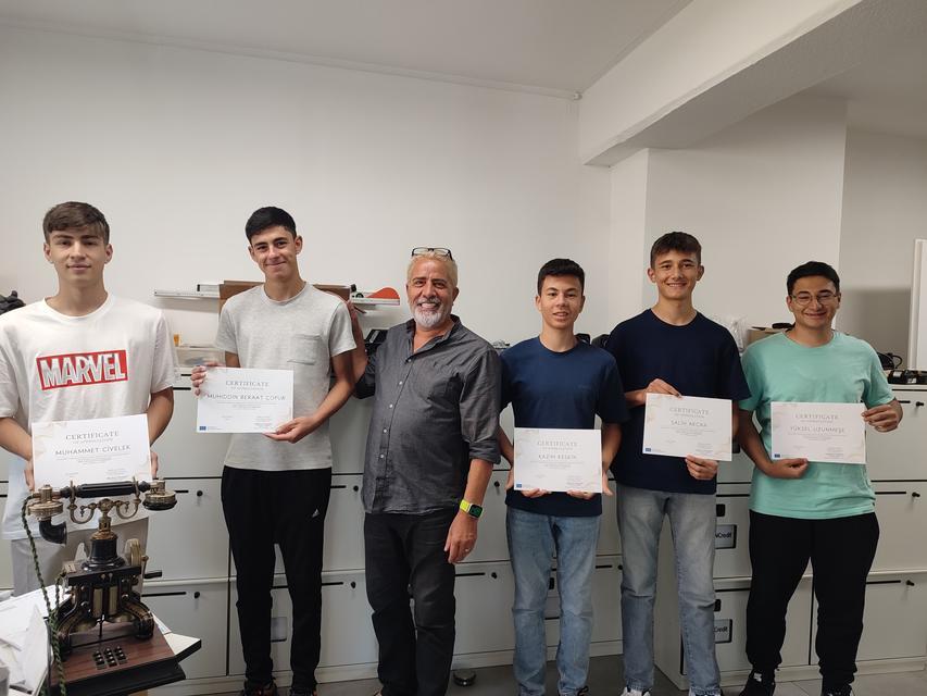 Çine MTAL öğrencileri Almanya’da hem staj yaptı hem ufuklarını genişletti