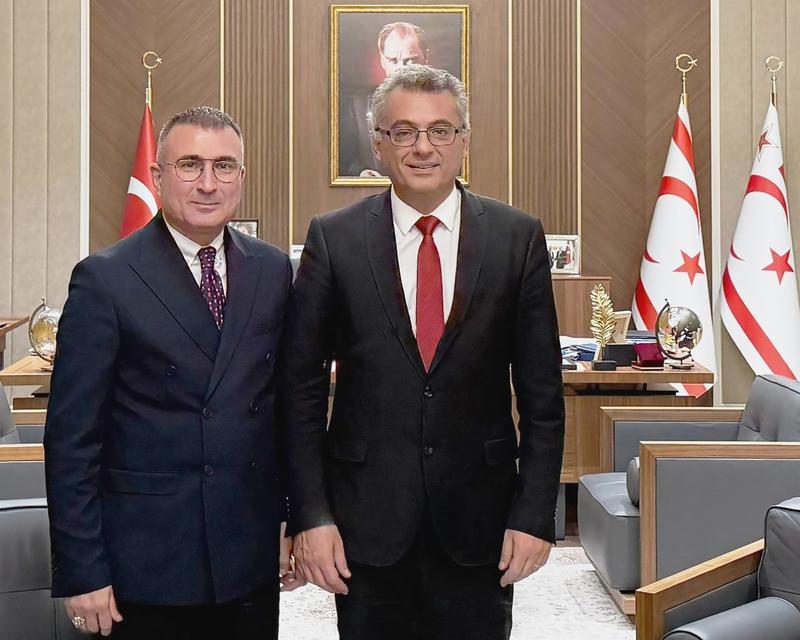 EkoAvrasya Vakfı’ndan KKTC Cumhurbaşkanı Erhürman’a ziyaret